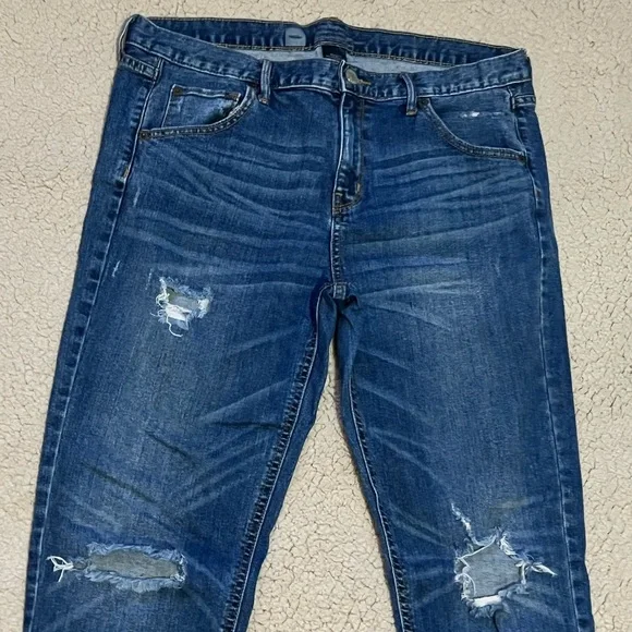 ๐ค Massimo skinny boyfriend coupe premium denim jeans๐ค - Picture 2 of 7